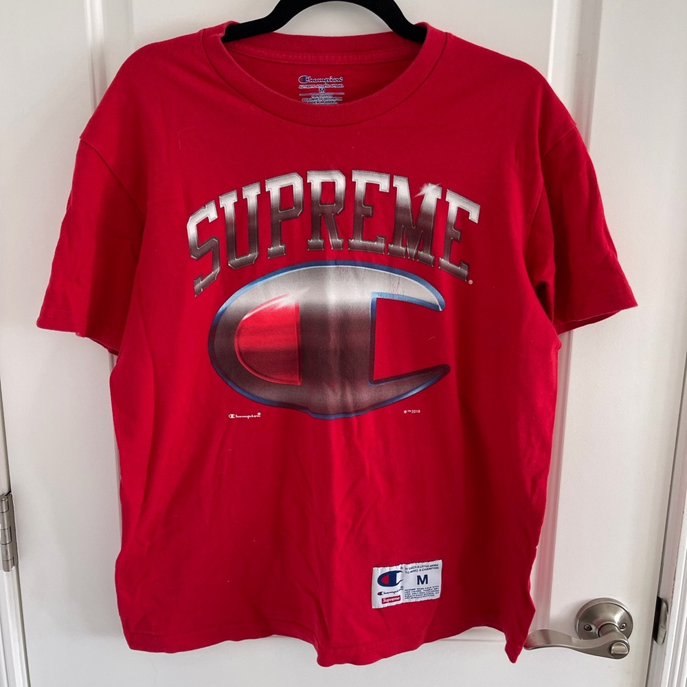 Champion Supreme Red Tee